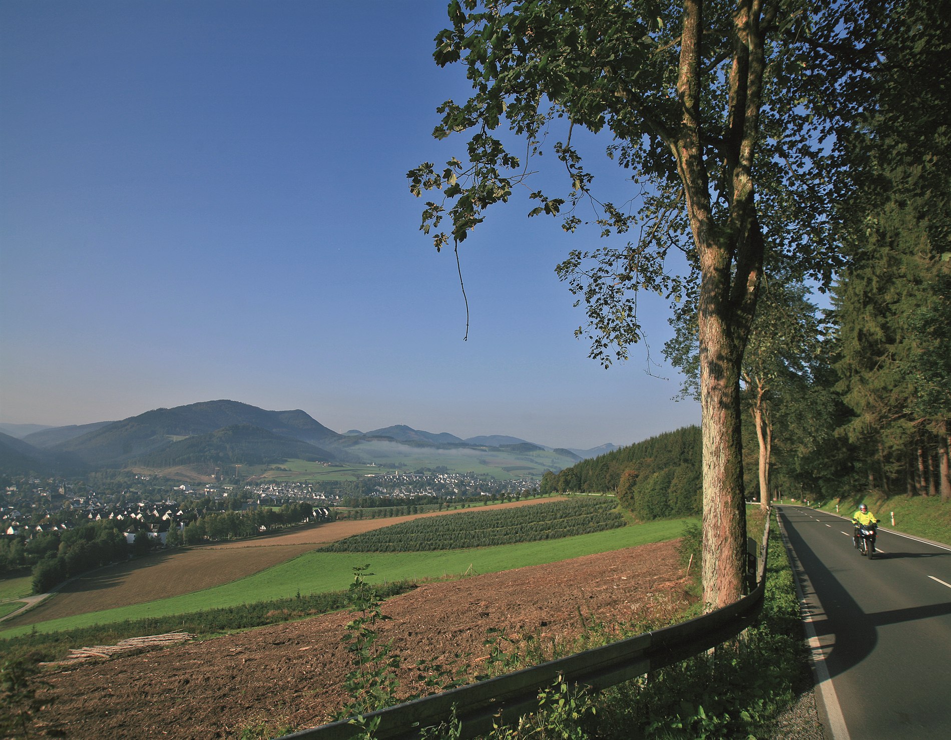 Motorrad fahren im Sauerland