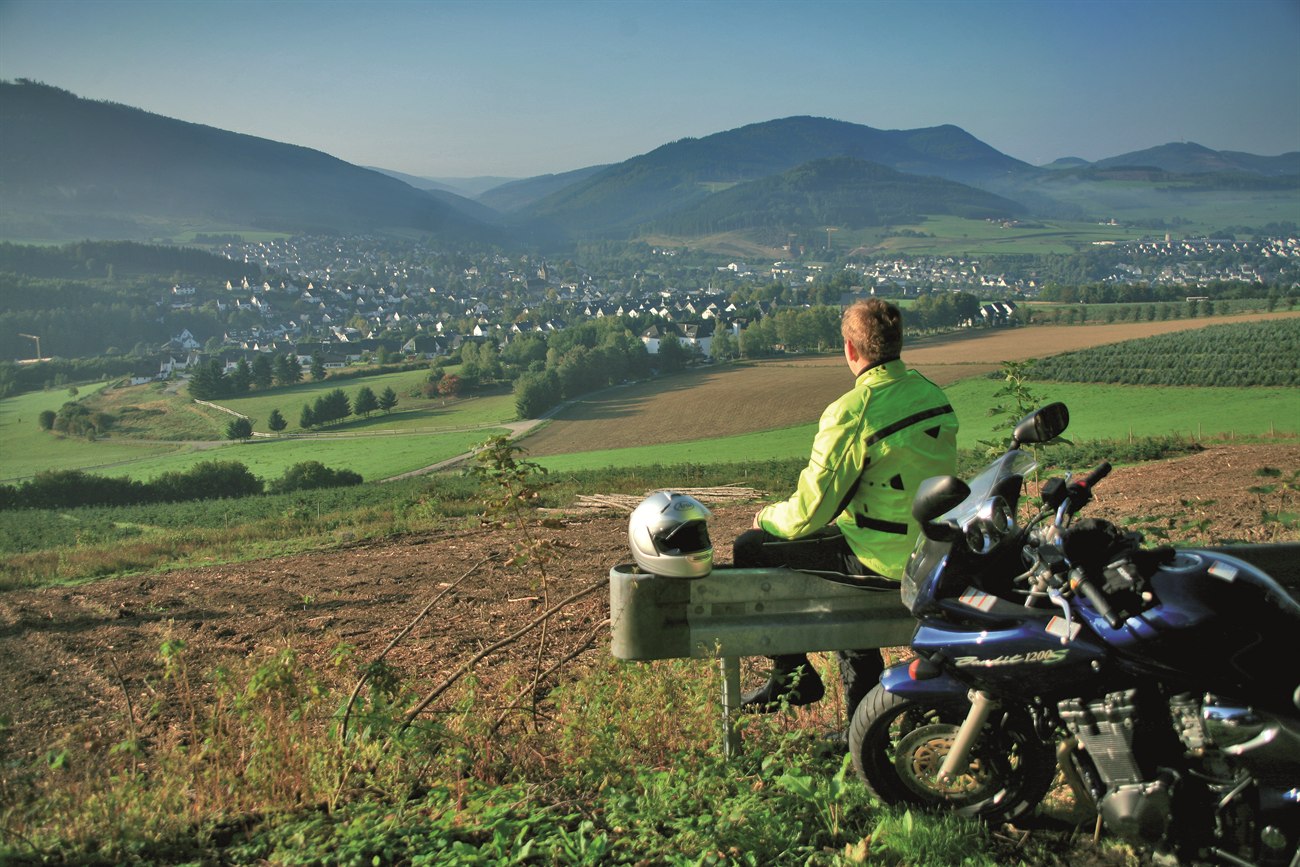 Motorradfahren im Sauerland