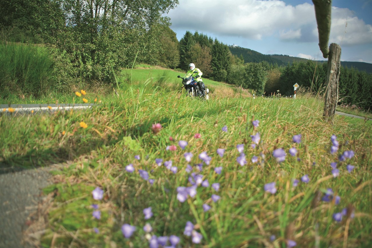 Motorradfahren im Sauerland